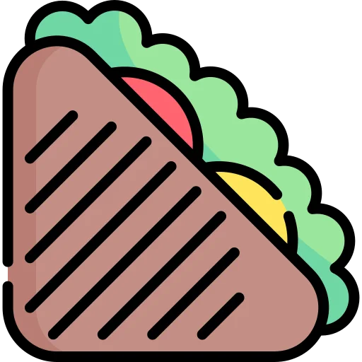 Ovensandwich wrap Icon